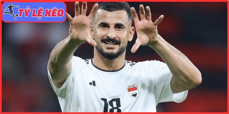 Aymen Hussein dẫn hy vọng của tuyển Iraq