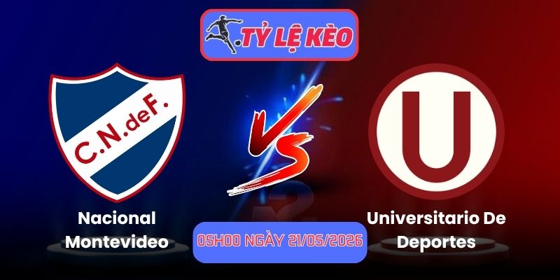 Nacional Montevideo vs Universitario de Deportes